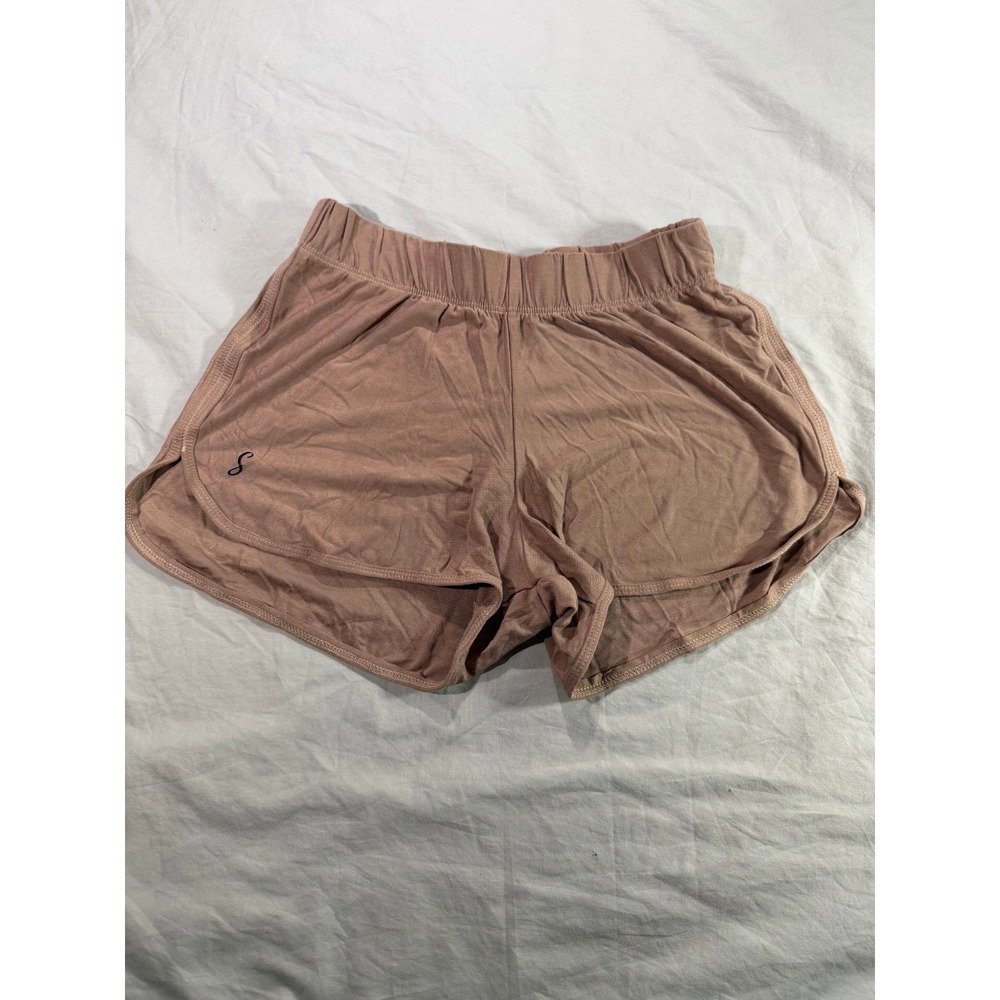 Soel Dancewear Kids Child Large Khaki Dolphin Athletic Dance Shorts Soft